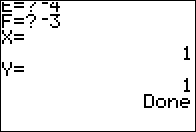 Systems of Equations Output